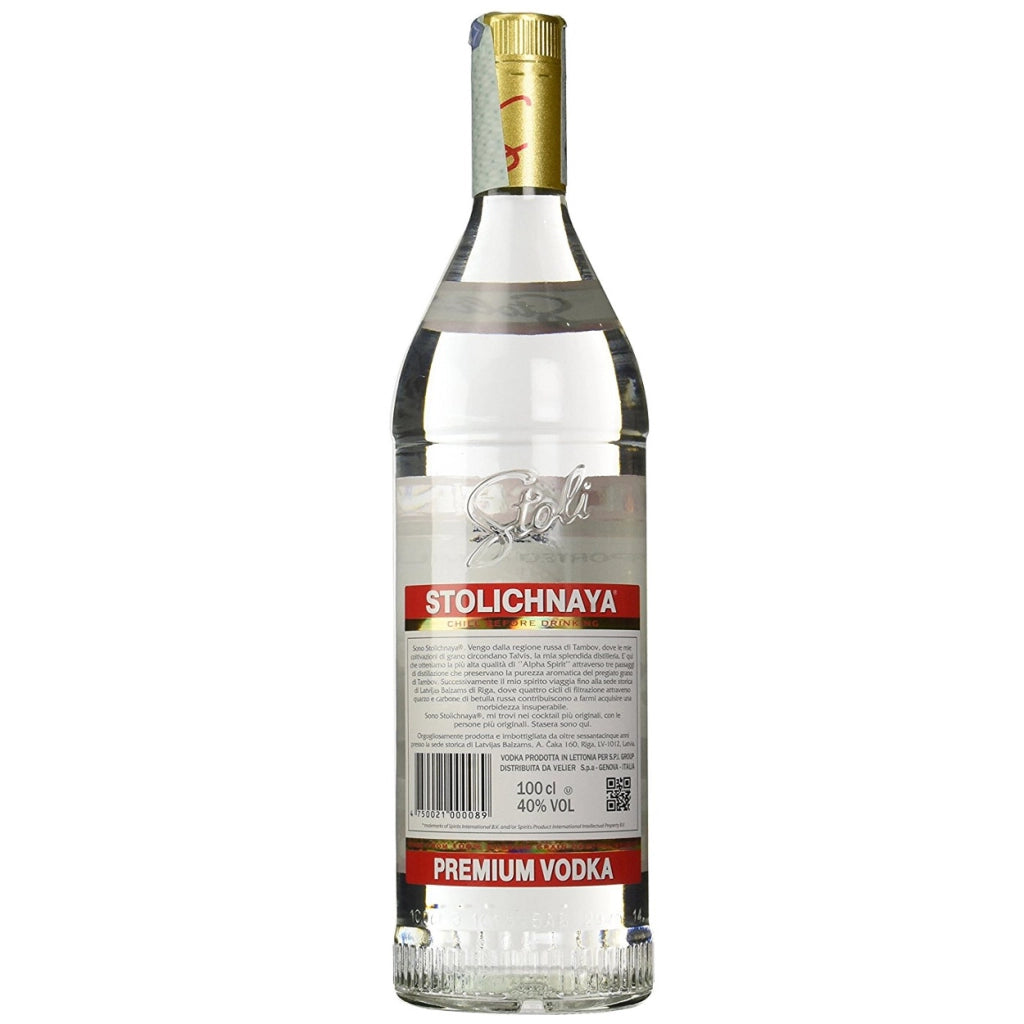 Stolichnaya vodka red premium 1 litro