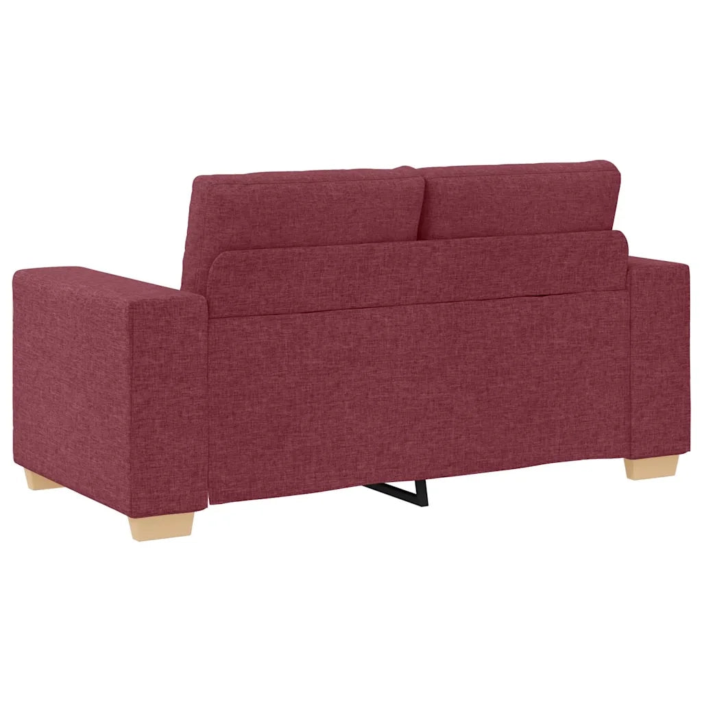 Divano Divanetto-Sofa Rosso Vino 120 cm in Tessuto