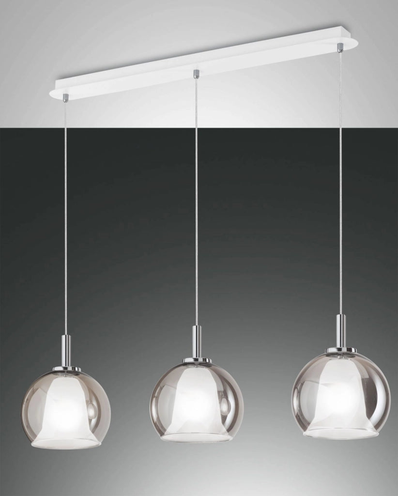 BRETAGNA SOSPENS.FUME' 3 LUCI LIN. 3599-49-126