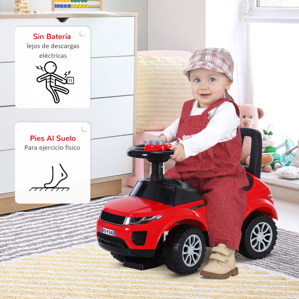 Correpasillos per Bambini 1-3 Anni ¨C Minimal ¨C Rosso 62x28x41,5 cm