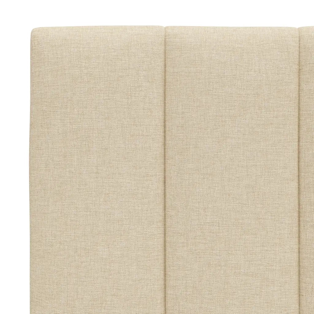 Cuscino Testiera Hanko Crema 100 cm in Tessuto 4019154
