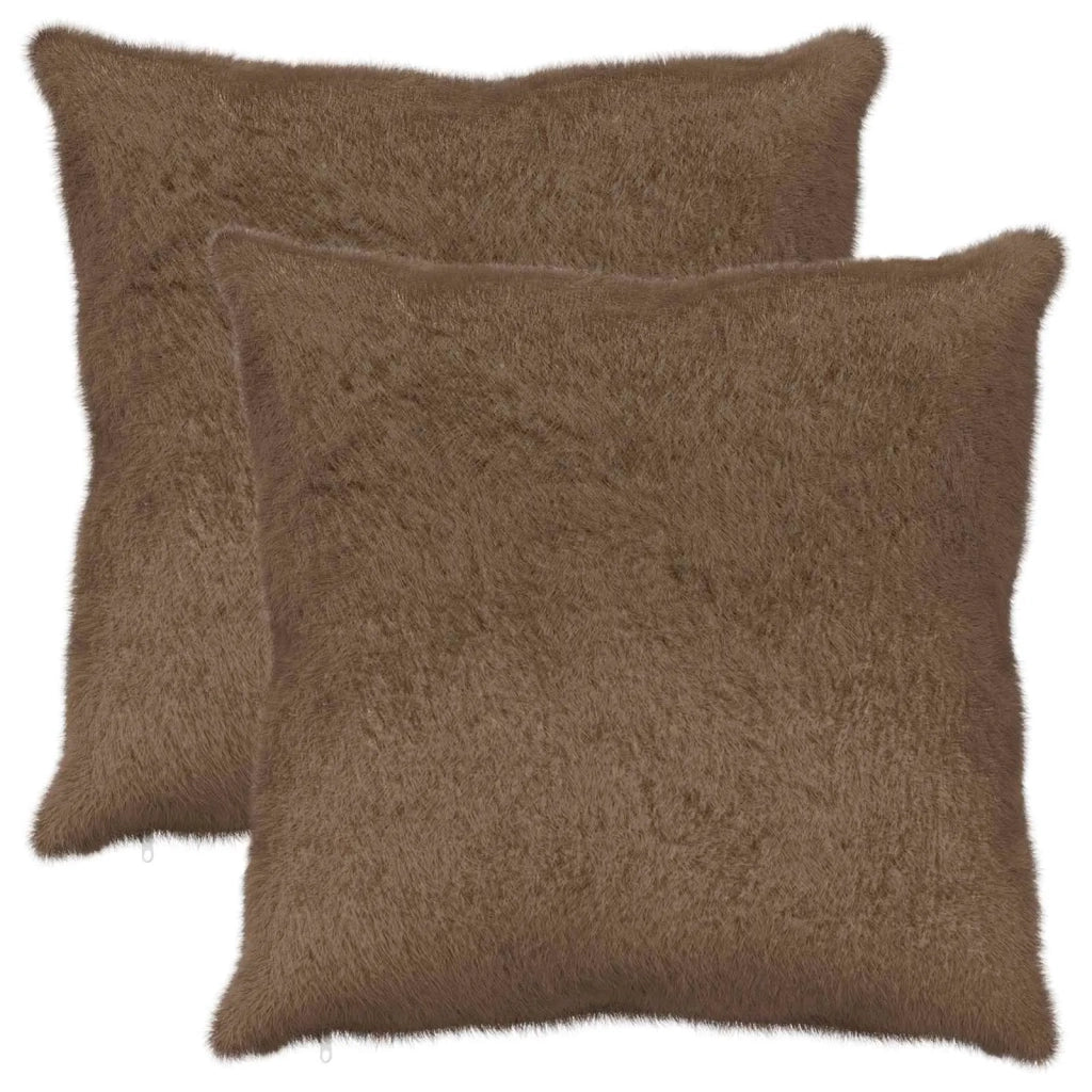 Federa 2 pz HEERLEN Marrone Chiaro 80 x 80 cm 913787