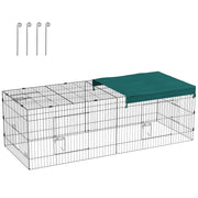 Recinto modulabile per animali ¨C zephmum ¨C verde 220x85x70 cm