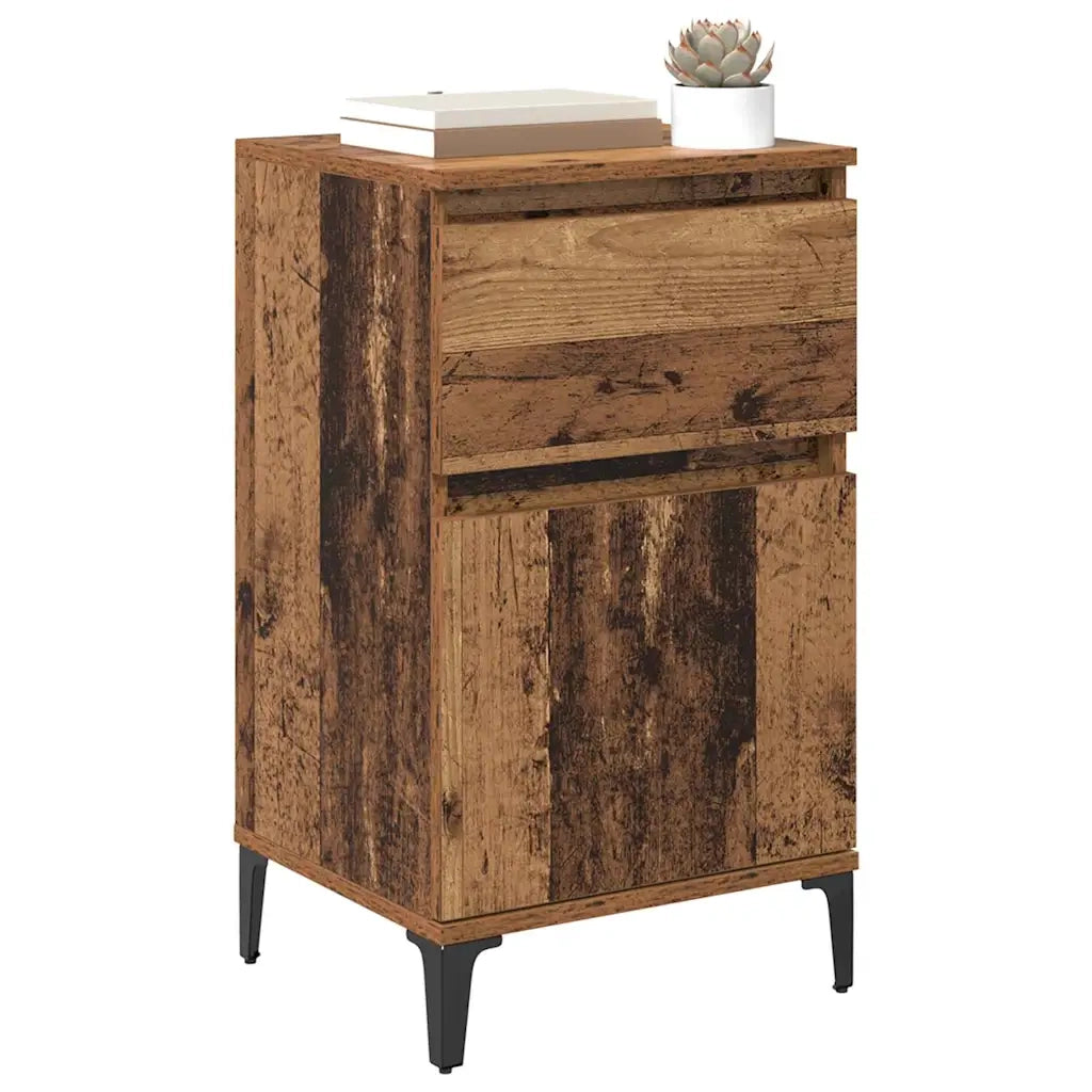 Armadio da Notte 2 pcs Legno vecchio 40 x 35 x 70 cm 881252