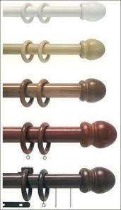 BASTONE LEGNO A STRAPPO D 23 BIANCO 240CM C/SUPP.- 1,0 pz