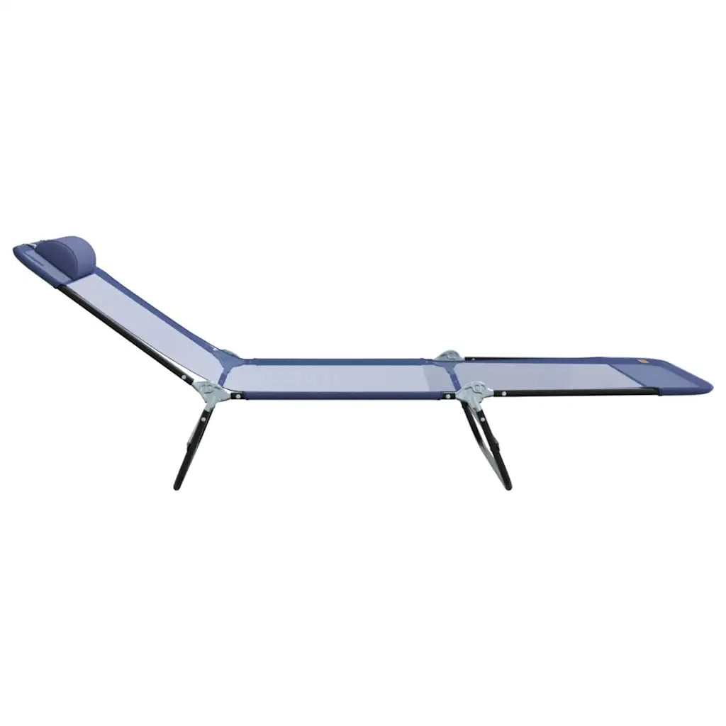 Lettino prendisole pieghevole Blu navy 182 x 55 x 85,5 cm 42003154