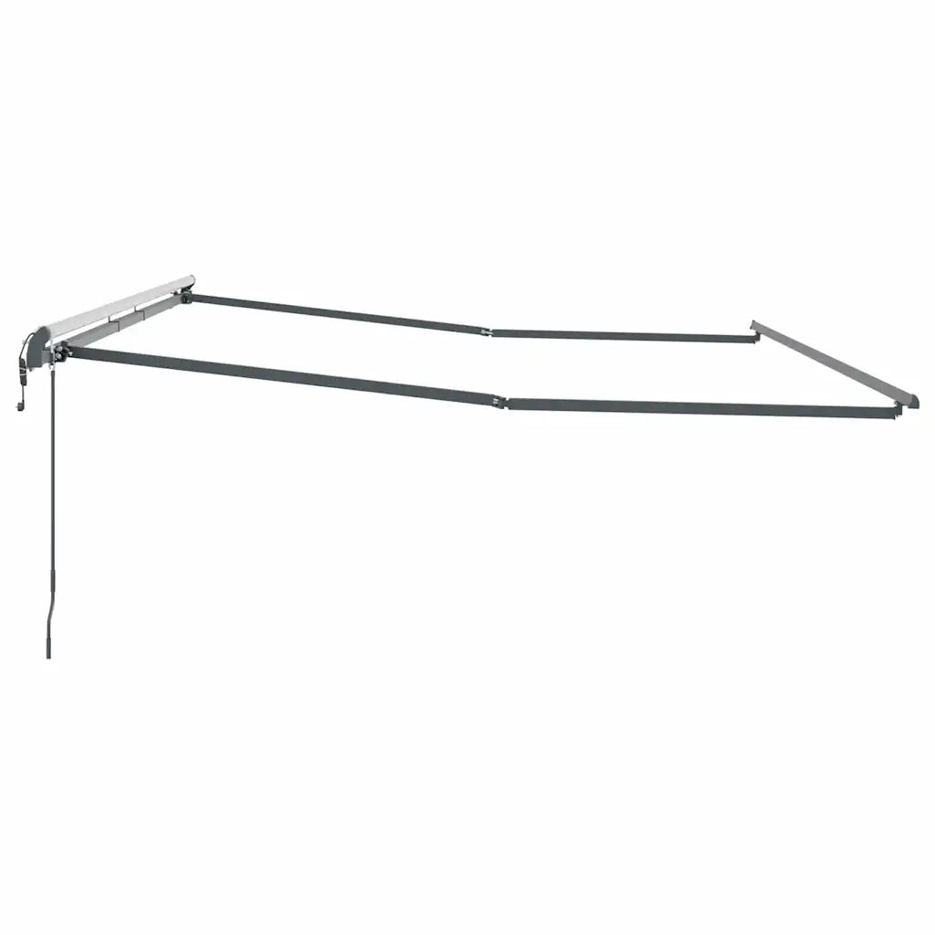 Tenda da Sole Antracite 4 × 3 m Metallo 313251