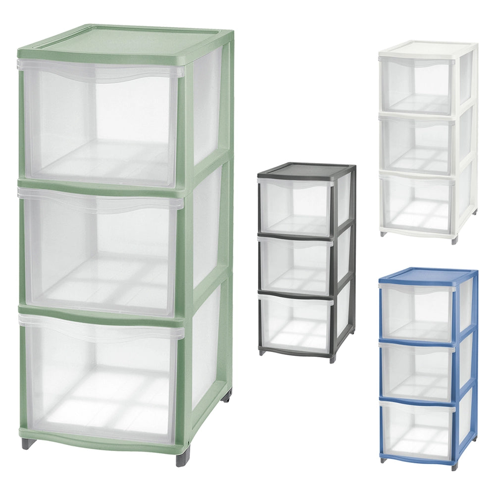 1pz cassettiera 'cover line' colore trasparente/grafite codice 8034836 cod:ferx.8034836nlm