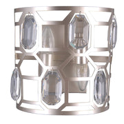Applique Italux Momento argento cristallo 2xE14 WL-43400-2