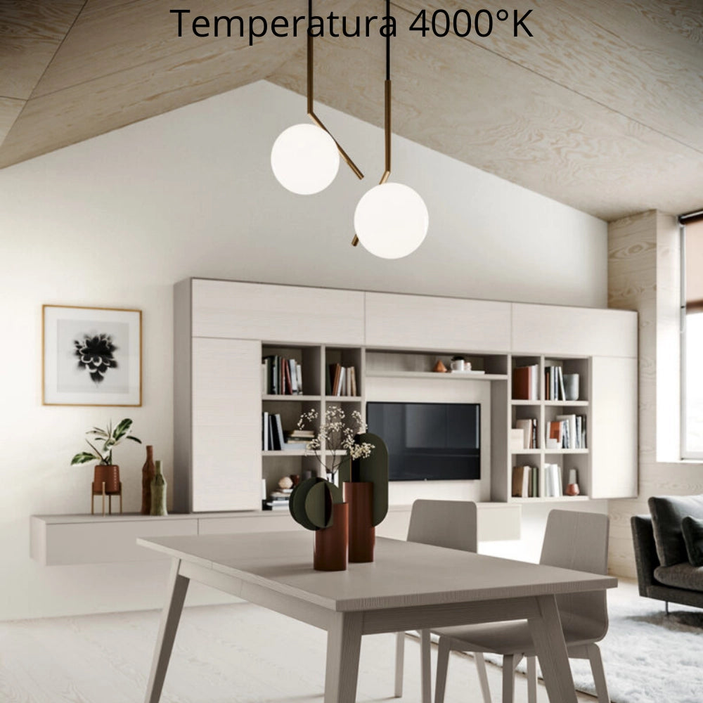 Lampadina led goccia 6 pezzi e27 10.5 watt 2700k risparmio energetico