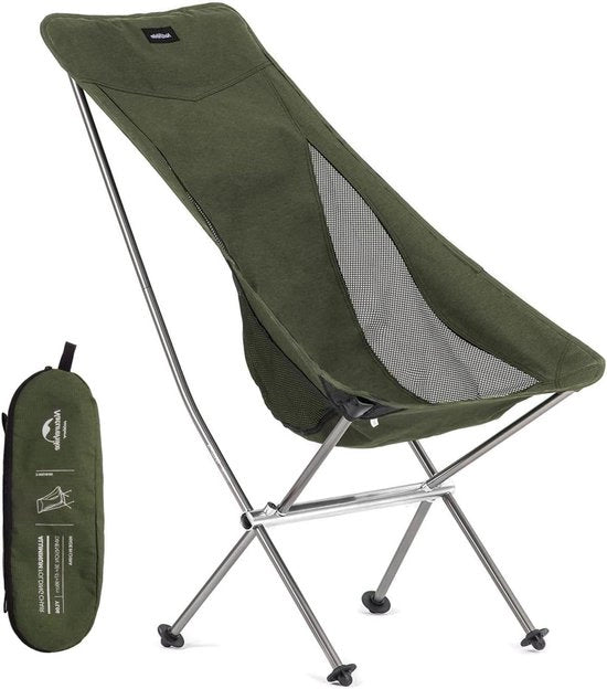 Caniere da Campeggio Leggero e Ripiegabile - Ideale per Pescare e Escursioni - Verde