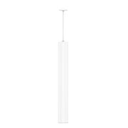 Atmos GU10 XL Lampada a Sospensione Tubolare Bianco Opaco, Installazione Superficie o Incasso, Design Regolabile - Beneito & Faure