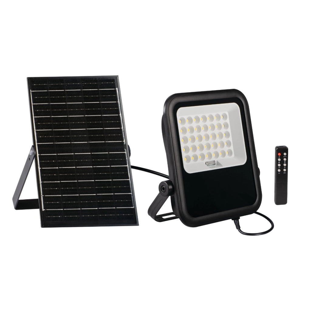 Faro solare LED 15W nero IP65 Kanlux SONE telecomando