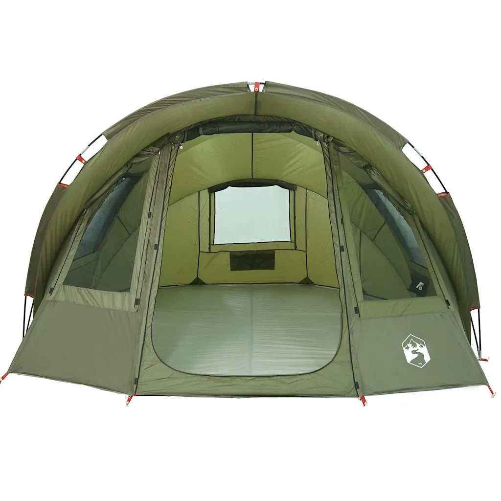 Tenda da Pesca per 2 Persone Verde Oliva Impermeabile