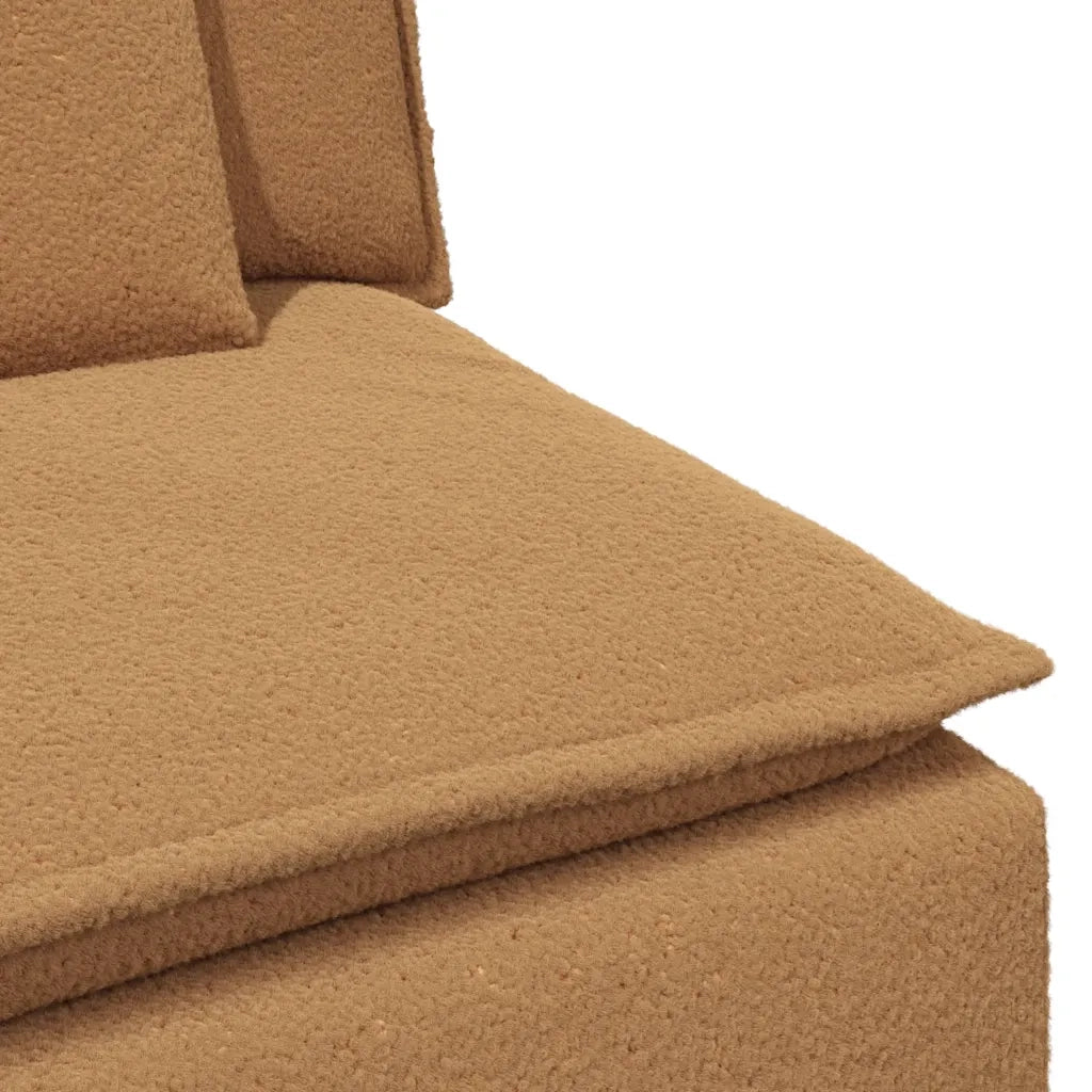 Divano Modulare con Cuscini Beige 3321146