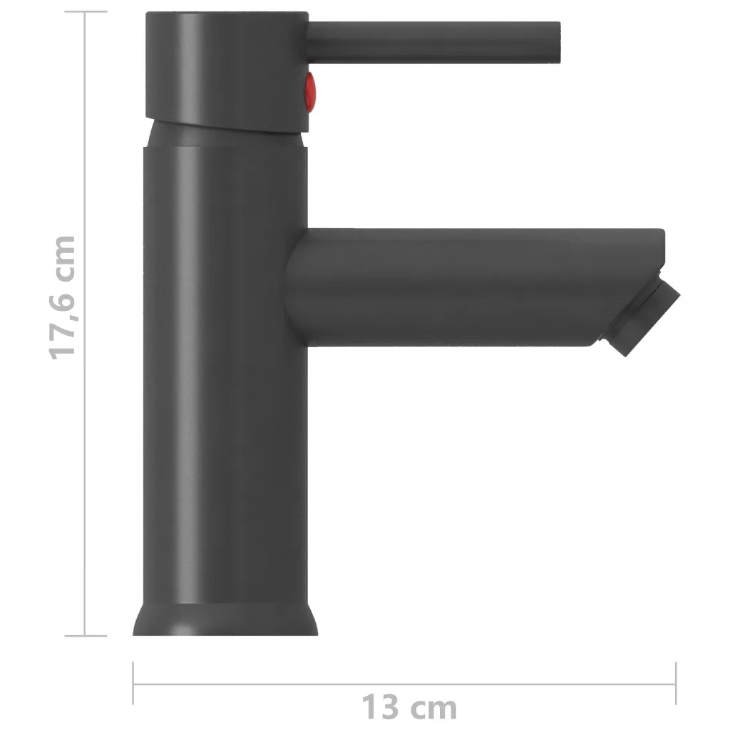 Rubinetto per Lavabo del Bagno Grigio 130x176 mm 149068