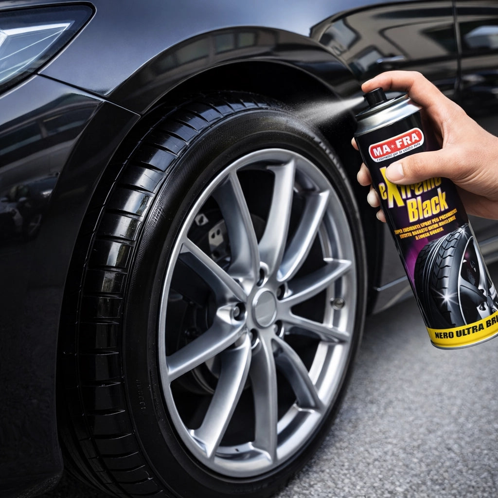 Extreme black nero gomme effetto bagnato lunga durata 500 ml