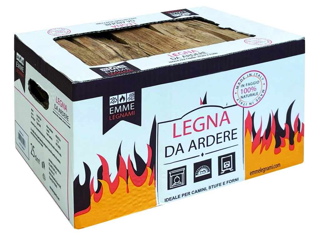 LEGNA DA ARDERE IN FAGGIO (SCATOLA Kg 10 mc 0,025)