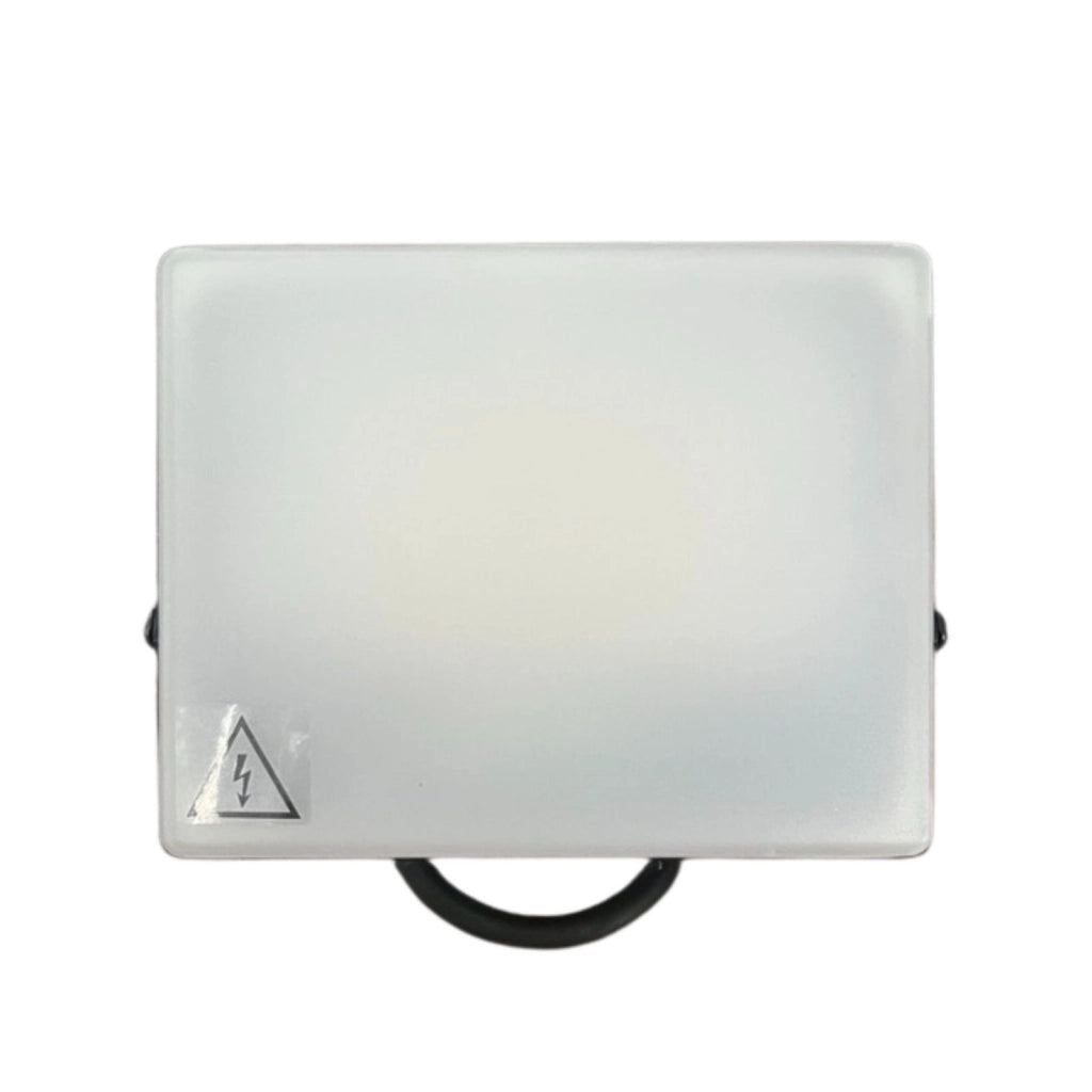 Faro Led Flood Light CCT 50W, Diffusore Bianco Opaco Super Slim Carcassa Nera, IP65 205X193X38mm SKU-23768