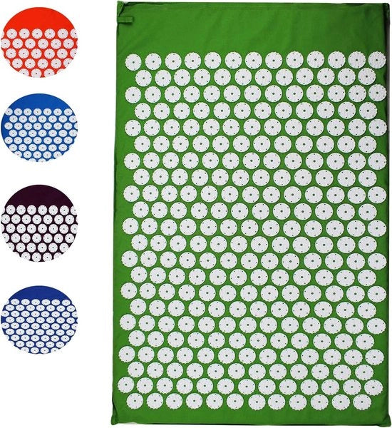 Cuscino di acupressione per unghie - iplicatore 80 x 51 (verde)
