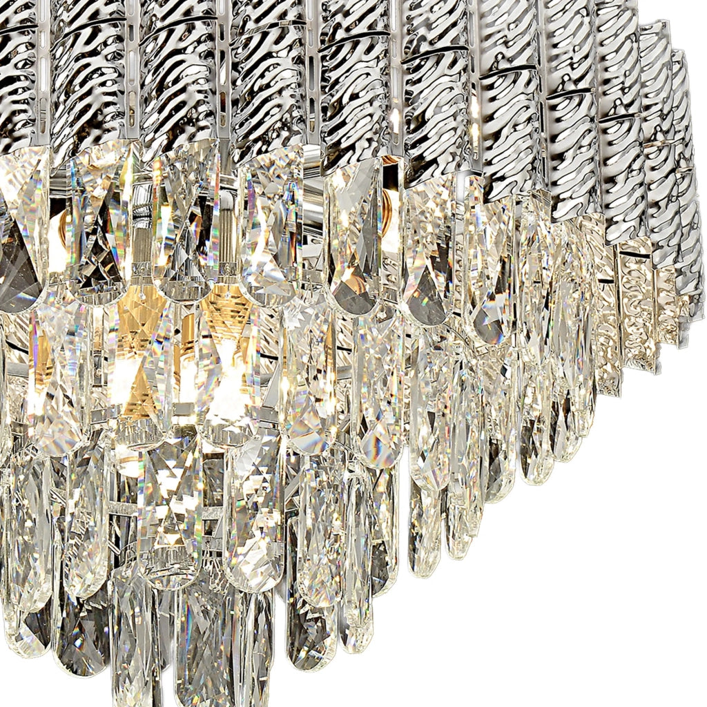 Lampada Cristal G055-cp 50cm Chrome