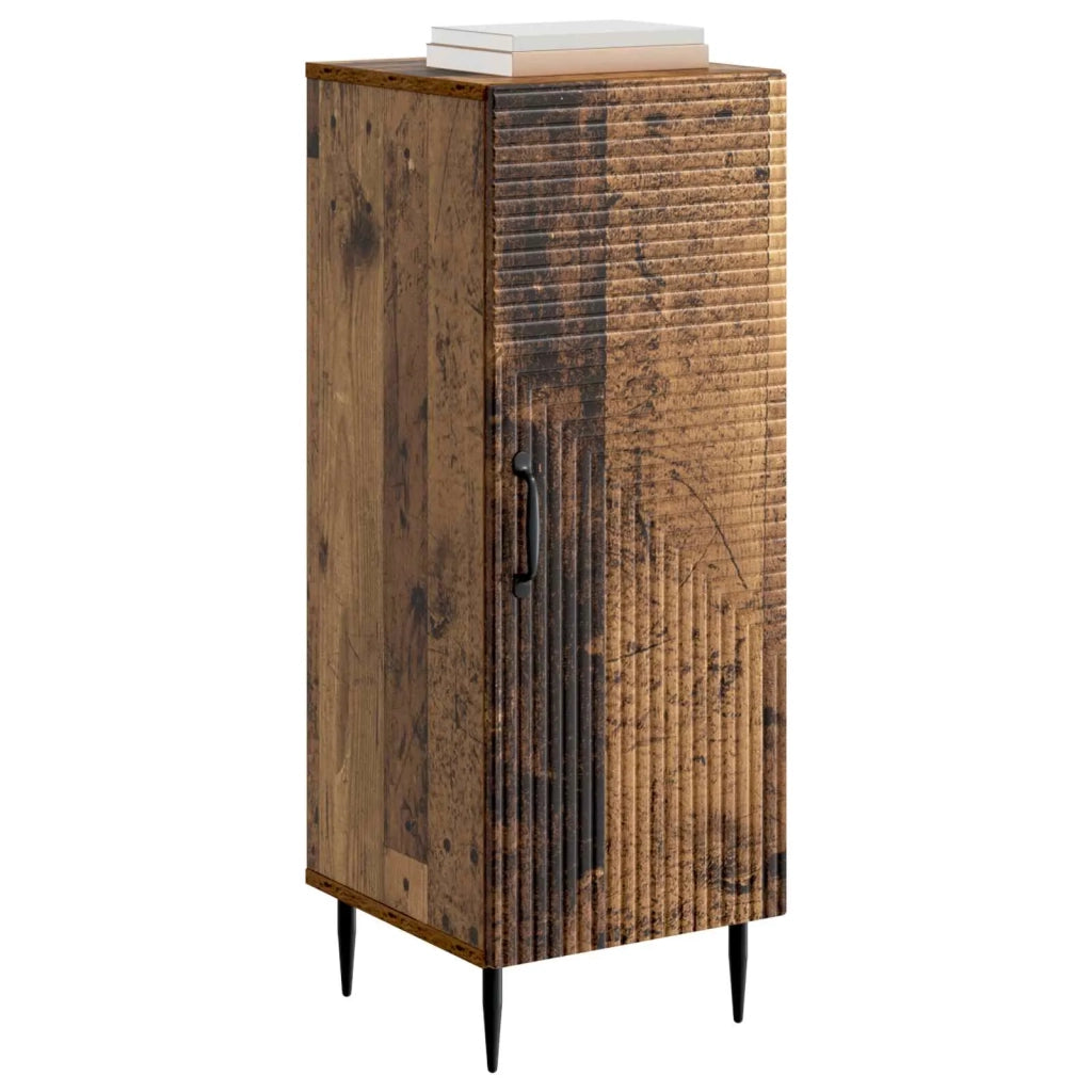 Credenza | Madia | Buffet da pranzo | Armadio da pranzo Legno antico 33 x 34,5 x 89,5 cm Legno ingegnerizzato