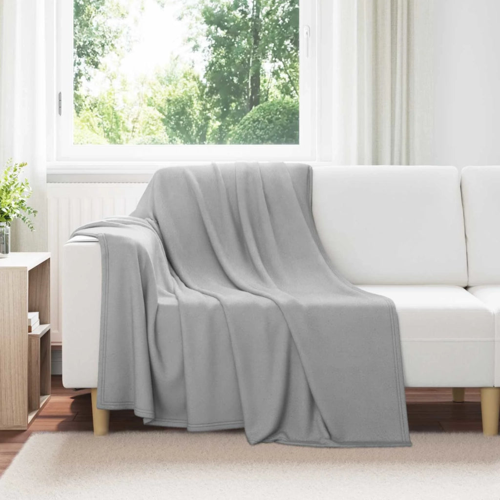Coperta Grigio 200 x 150 cm Panno 42017018