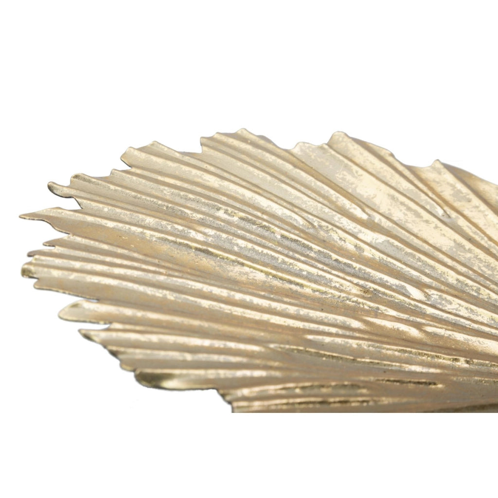 Vassoio Cuore 21, Oro, Metallo, 25x2x29 cm