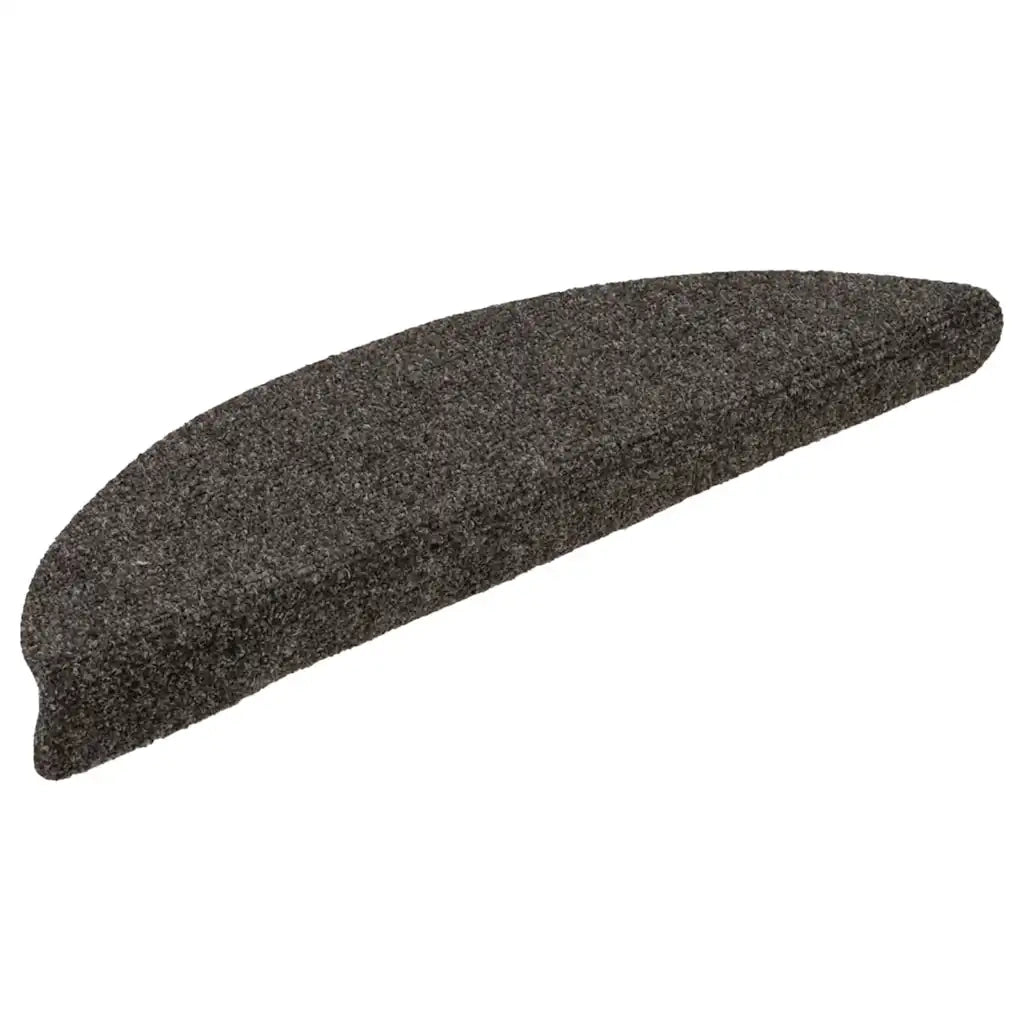 Tappetini per scale autoadesivi 30 pz 56x17x3 cm antracite semicircolari 3365687