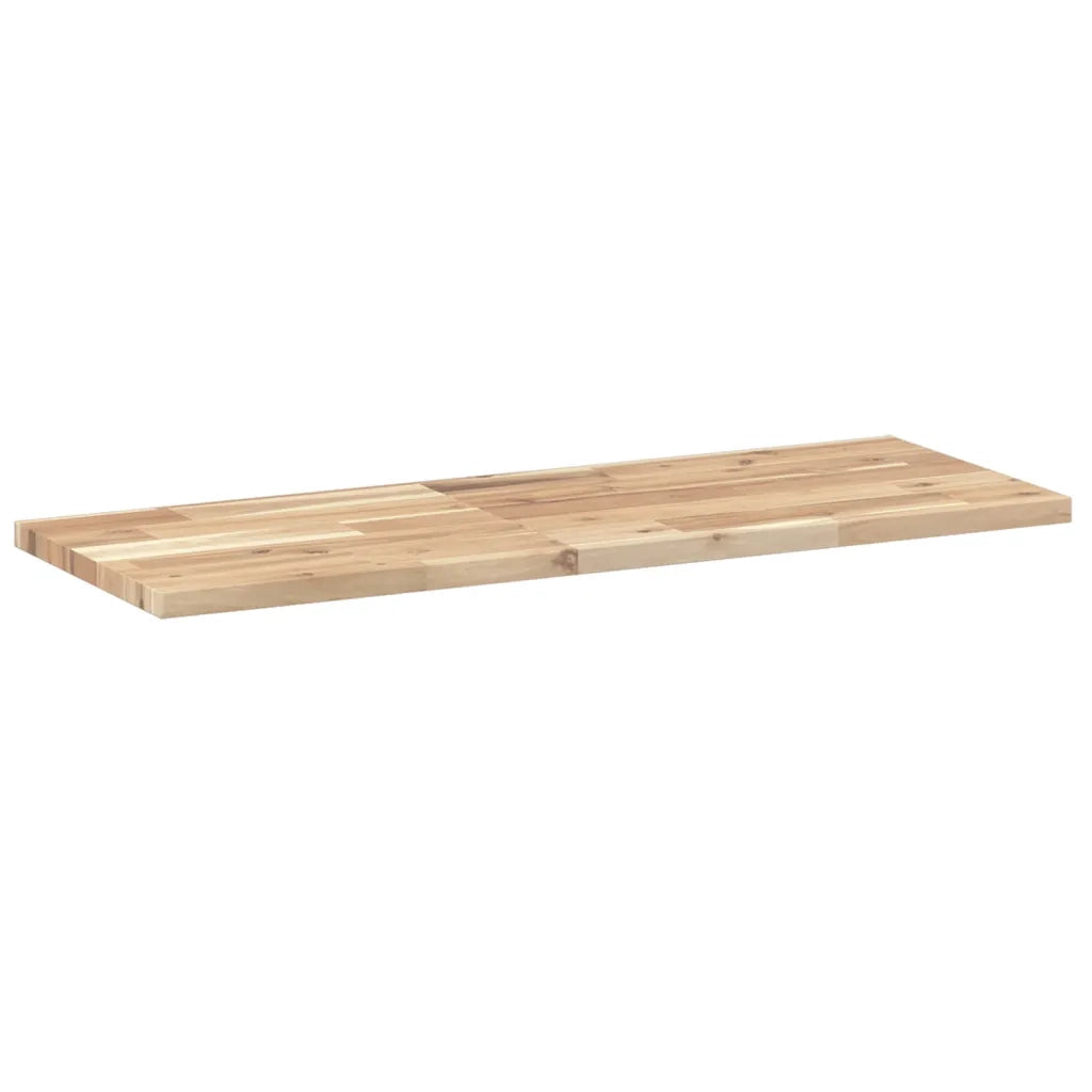 Mensole da Parete 4 pz 100x30x2 cm Legno Acacia Non Trattato 3279378