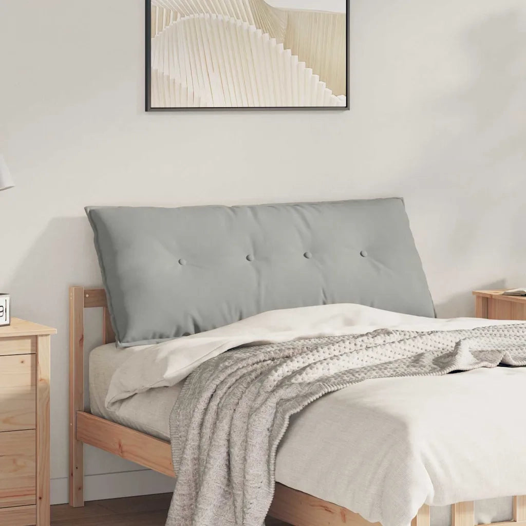 Cuscino per Schiena | Cuscino dorsale Grigio chiaro 120 x 50 cm