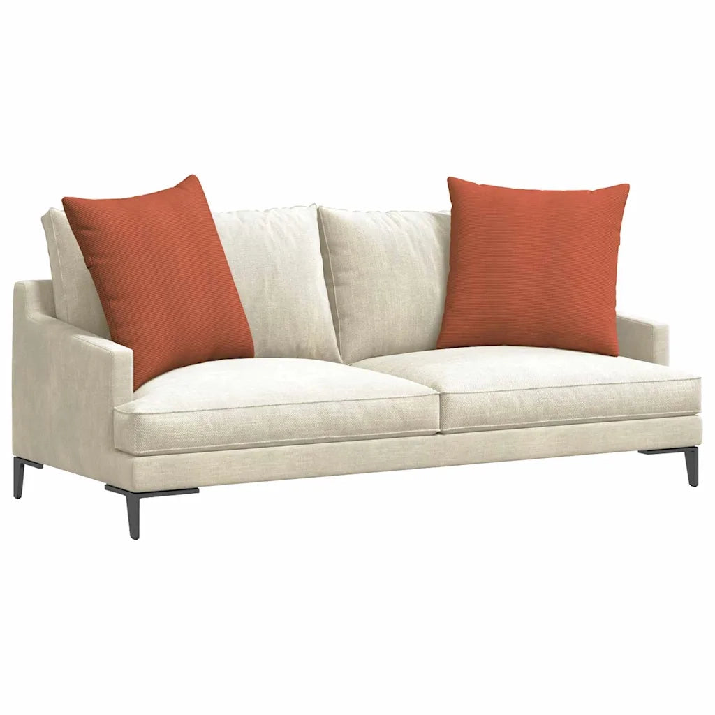 Cuscini da Divano 2 pcs Rosso Arancio 80 x 80 cm 42014082