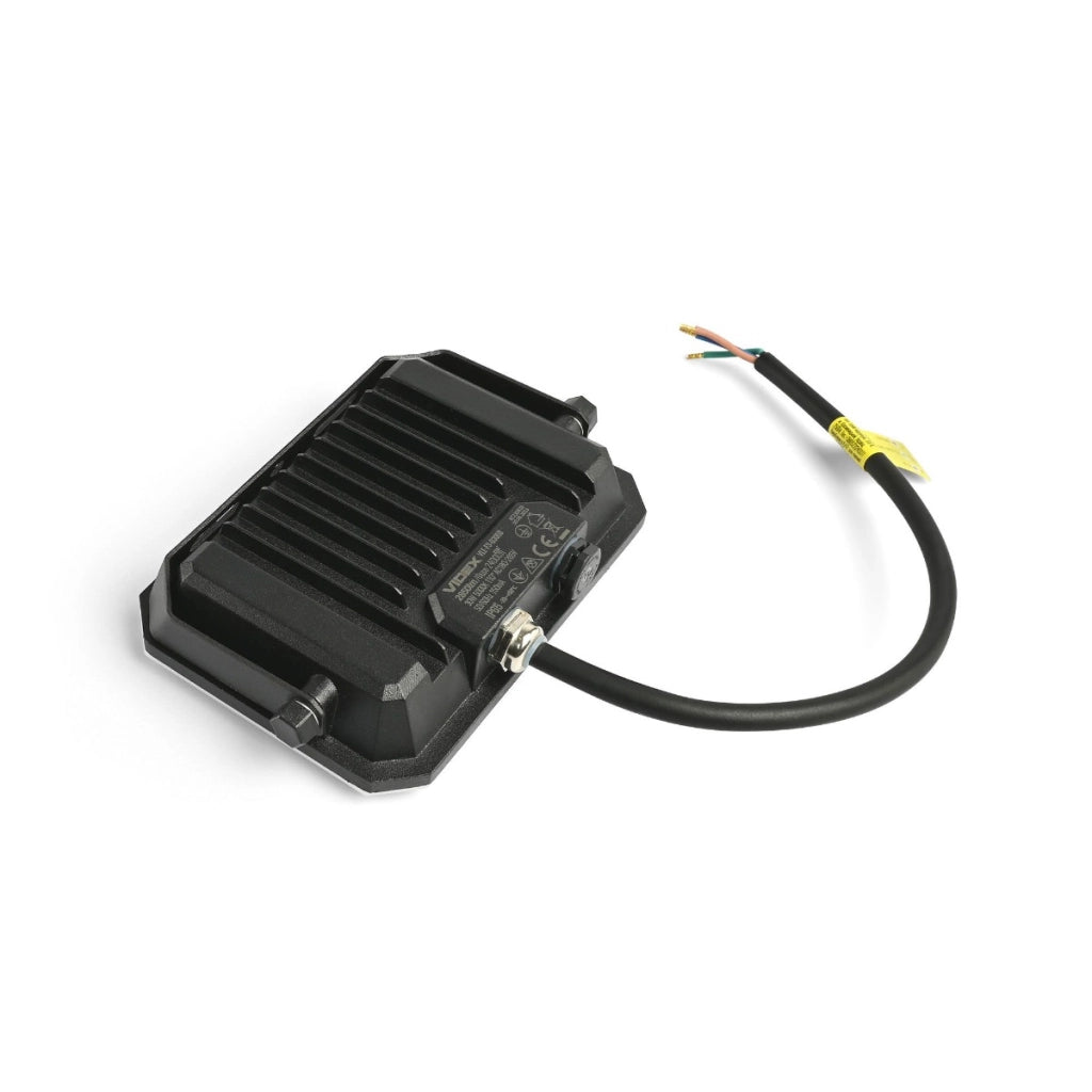 Faro LED 30W 5000K 2400lm IP65 esterno nero Videx FLOOD