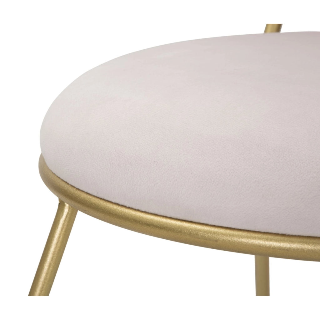 Sedia Cuore 14, Rosa, Metallo, 37x47x80 cm