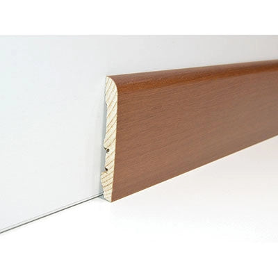 BATTISCOPA LISCIO PIRCHER - ABETE NOCE CHIARO MM 10X70 H.MM 2250- 10 pezzi