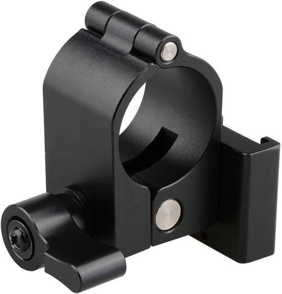 Montaggio a Staffa per Stabilizzatore da 25mm con Fermo Manuale e Fissaggio (Nero)