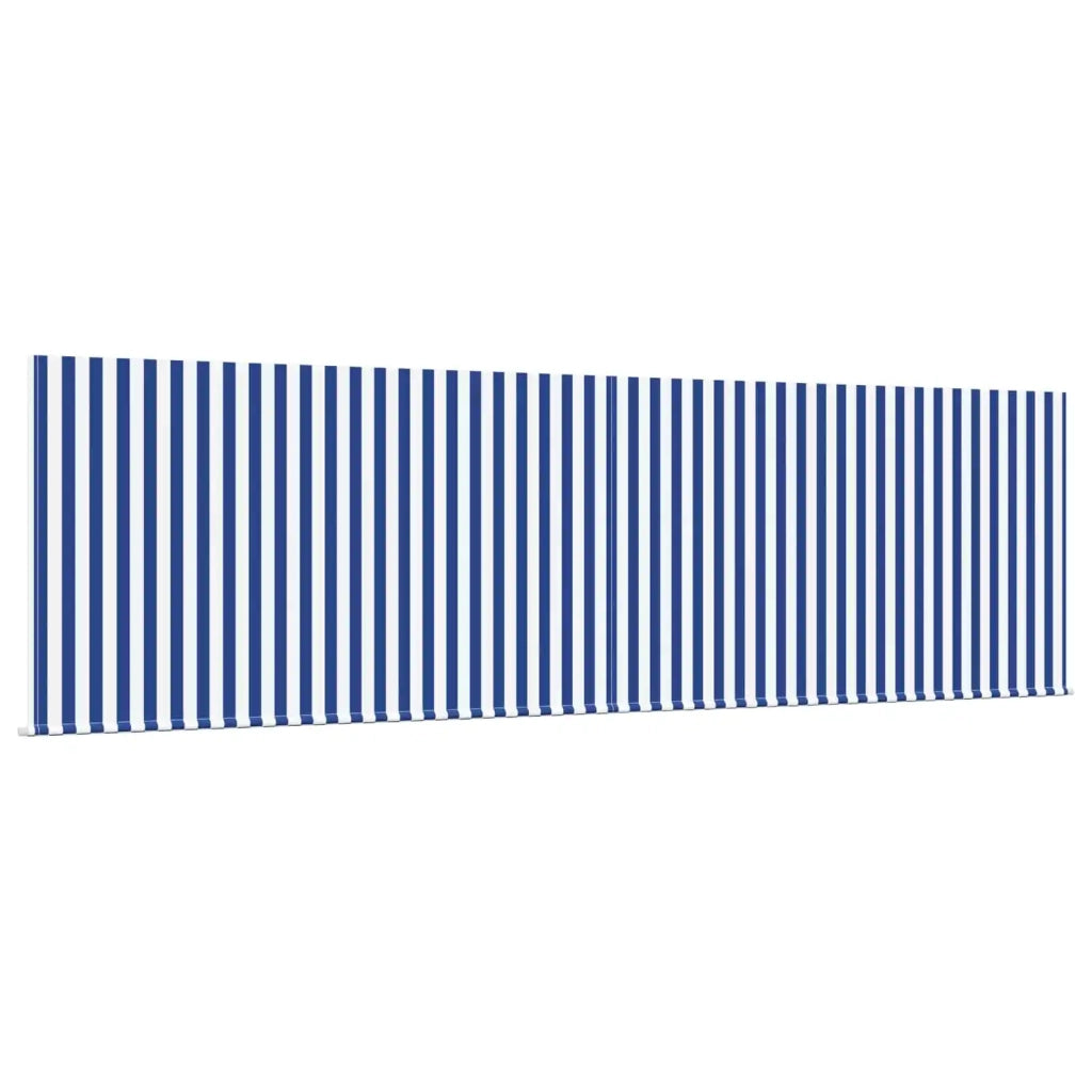 Tenda Retrattile Blu e Bianco 400 × 300 cm 3330853