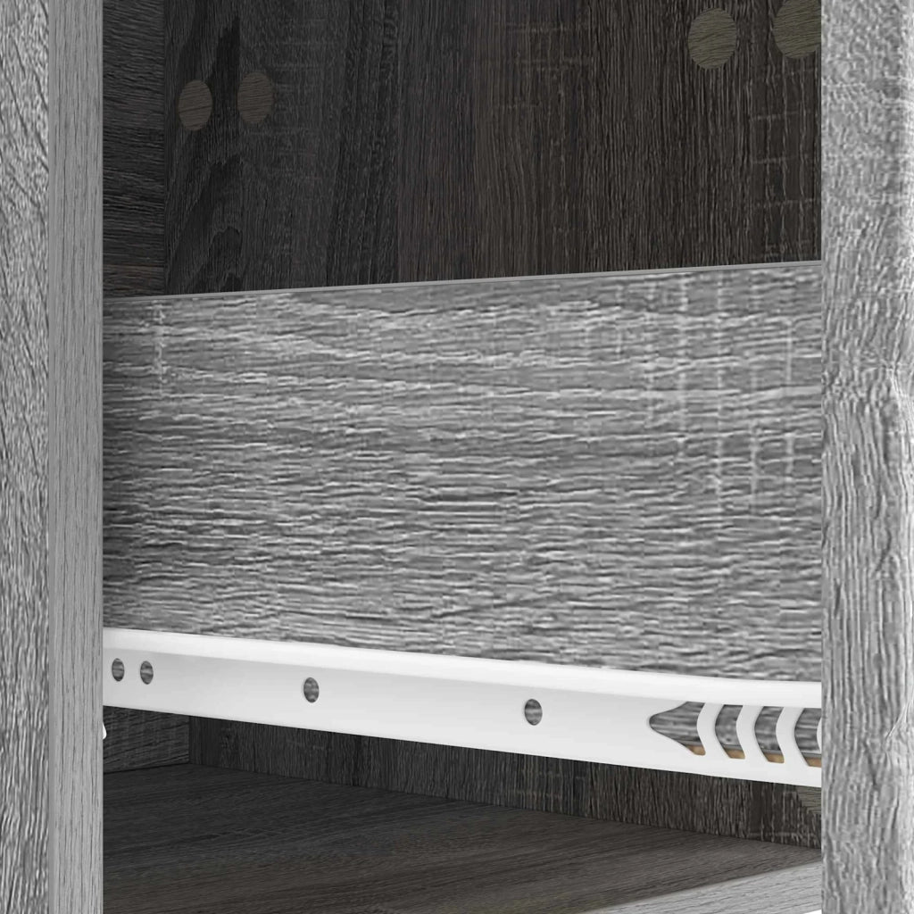 Comodino 2 pcs Sonoma grigio 43 x 34,5 x 48 cm 894998