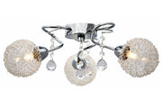 Plafoniera glamour cromata Vesna 3 luci G9 Reality