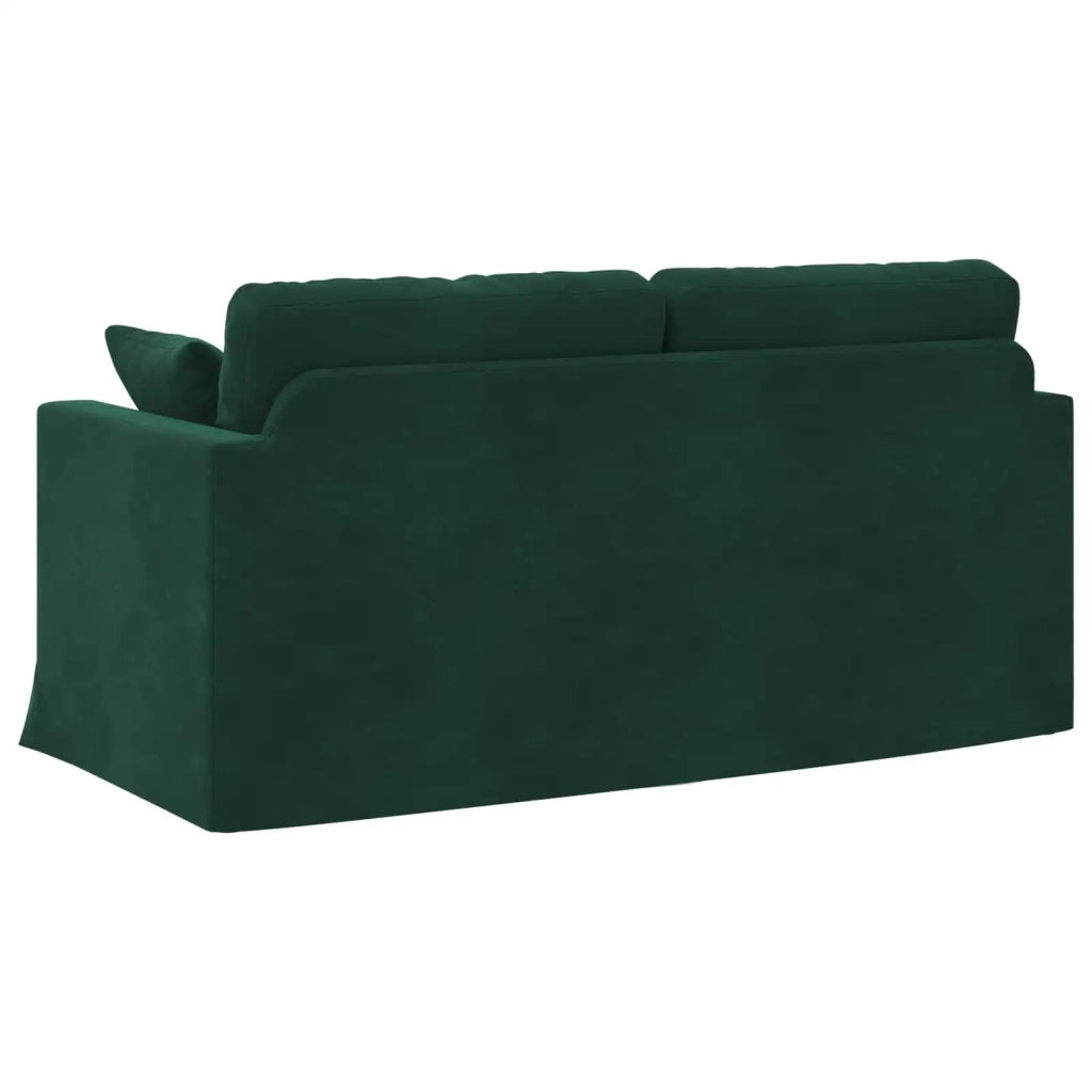 Divano Verde Scuro 158 x 78 x 80 cm Velluto