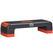 Scalino per Aerobica ¨C Minimal ¨C Regolabile in Altezza, Rosso e Nero