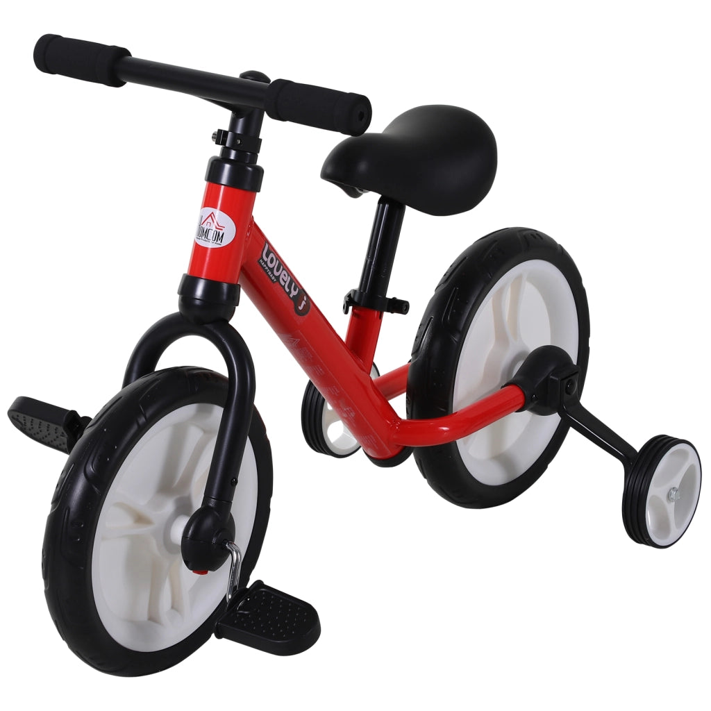 Bicicletta senza pedali 2 in 1 ¨C Xylo ¨C Ruote 12'' Acciaio Rosso