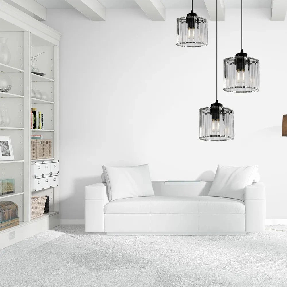 Lampada Da Soffitto Cristallo Black APP513-3CPR