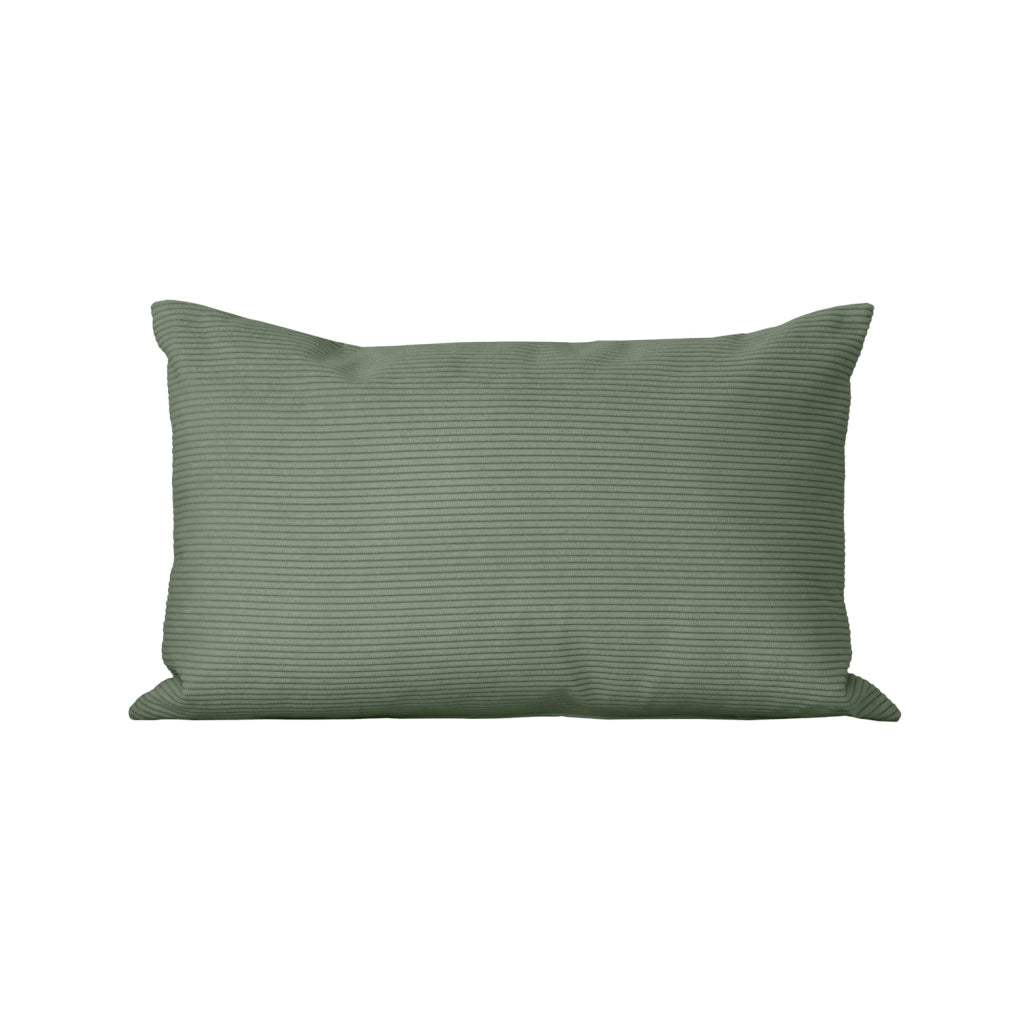 Cuscino rettangolare velluto verde 50x30 cm - DUNE
