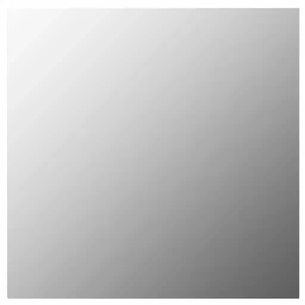 Specchio da Parete 60x60 cm Quadrato in Vetro 245700