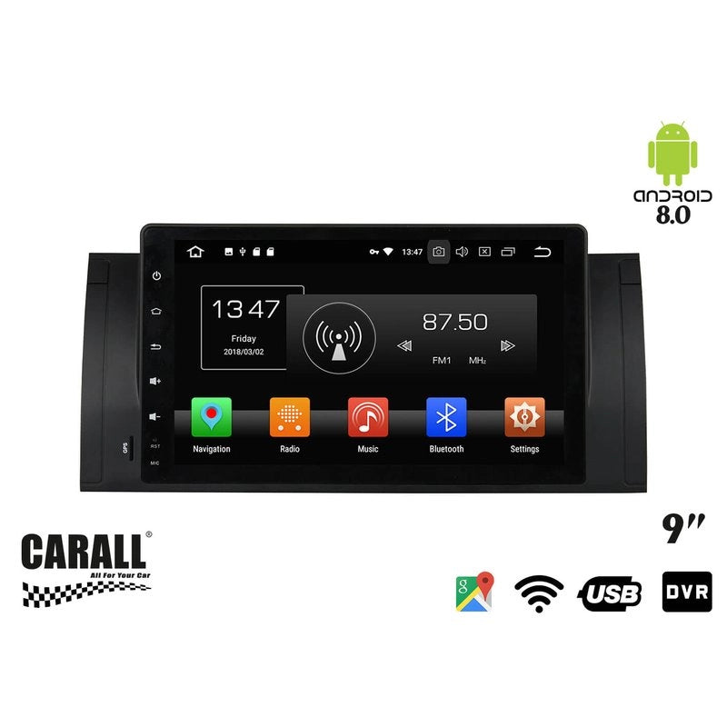 Autoradio Android 8,0 BMW E39 GPS DVD USB SD WI-FI Bluetooth Navigatore