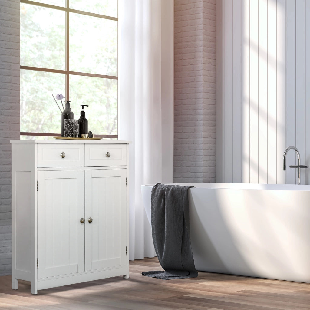 Armadio con cassetti ¨C zephmum ¨C bianco 60x30x75 cm