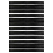 Spazzole per porte autoadesive 12 pz Nero 100 cm CFW9505497