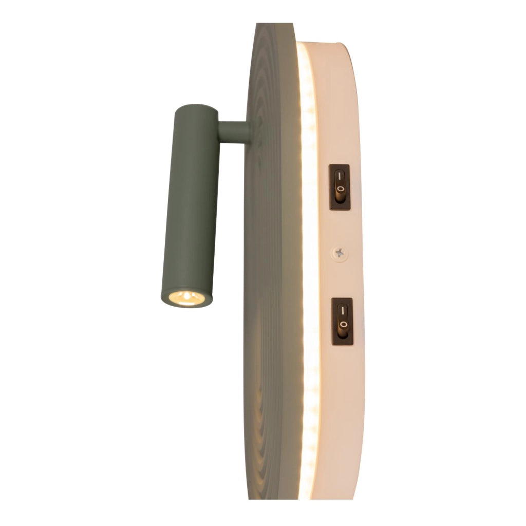 Applique LED CARMINO verde legno Lucide