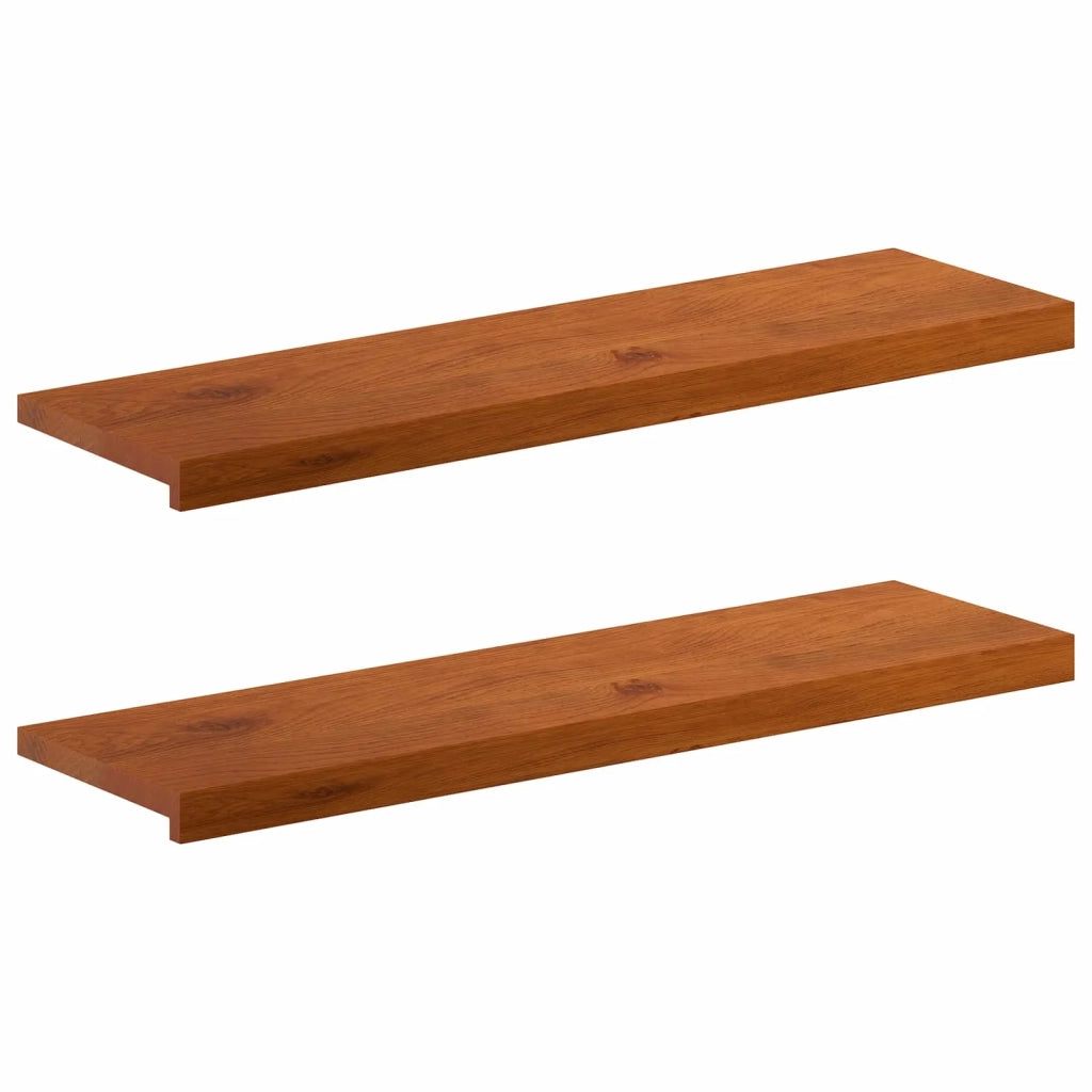 Soglie per finestre 2 pz Marrone 100 x 25 x 2 cm 42049987